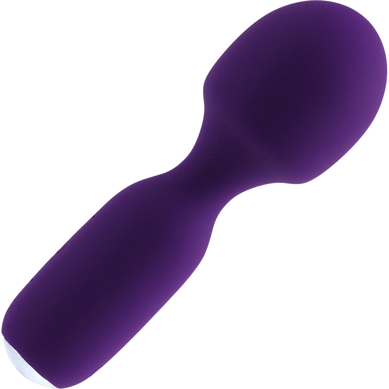 WINI Rechargeable Silicone Waterproof Mini Wand Vibrator By VeDO - Deep Purple