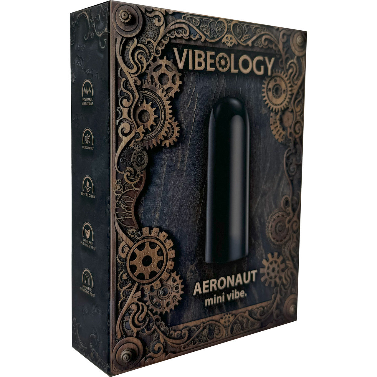 Perfect Pairings - The Aeronaut Powerful Mini Vibrator & 8 oz Pure Organic Lubricant By Vibeology