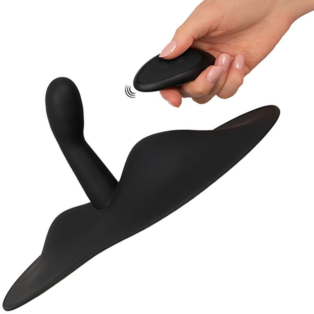 VibePad 3 Silicone Rechargeable Waterproof Vibrating Triple Stimulation Grinder With G-Spot Probe