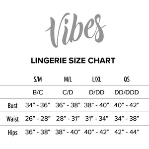 Vibes Size Chart