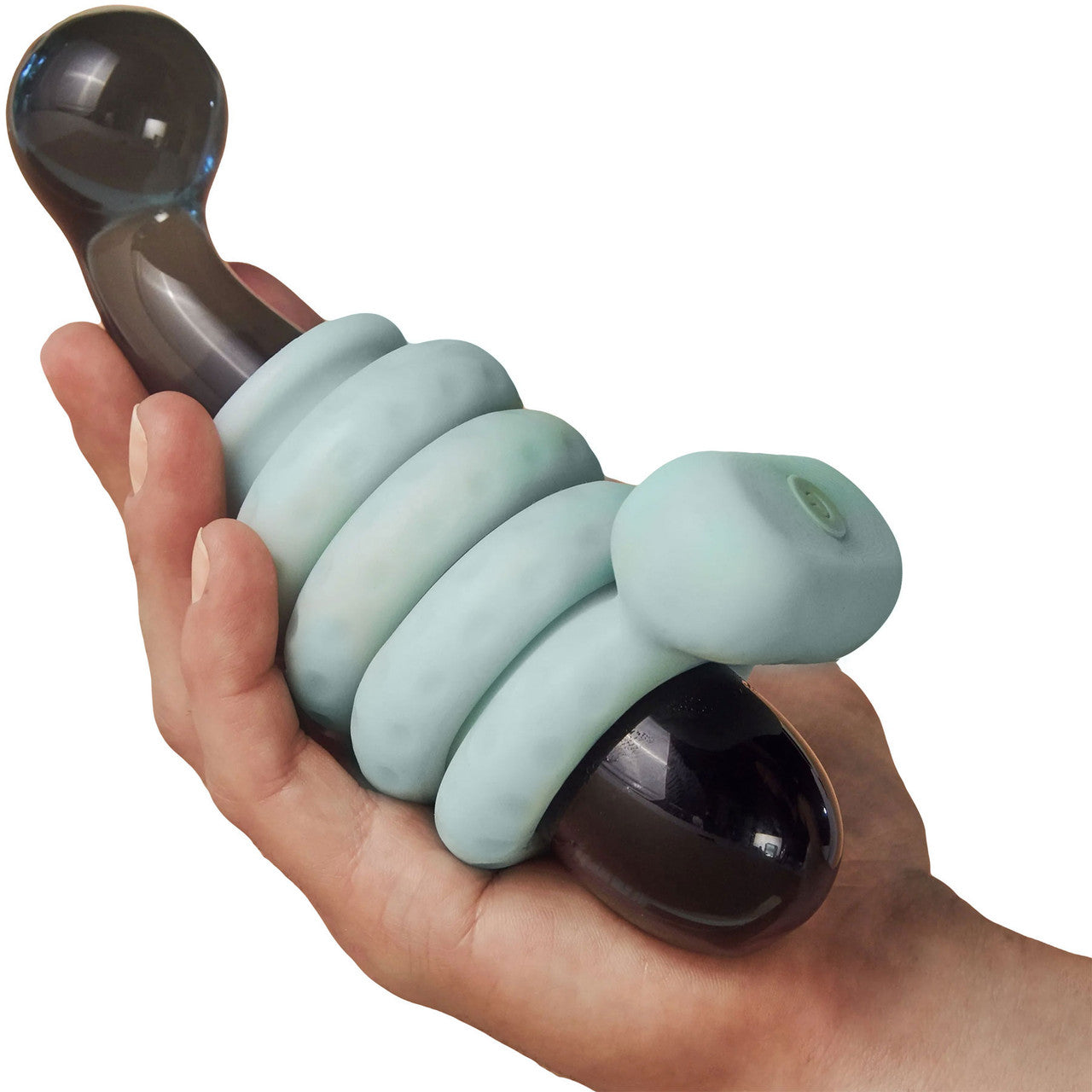 Ohnut CLASSIC Intimate Wearable Vibrating Penetration Buffer - Jade, Additional rings sold separately