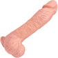The Viking 8 Inch Silicone Realistic Dual Density Dildo With Balls & Suction Cup Base By Fukena