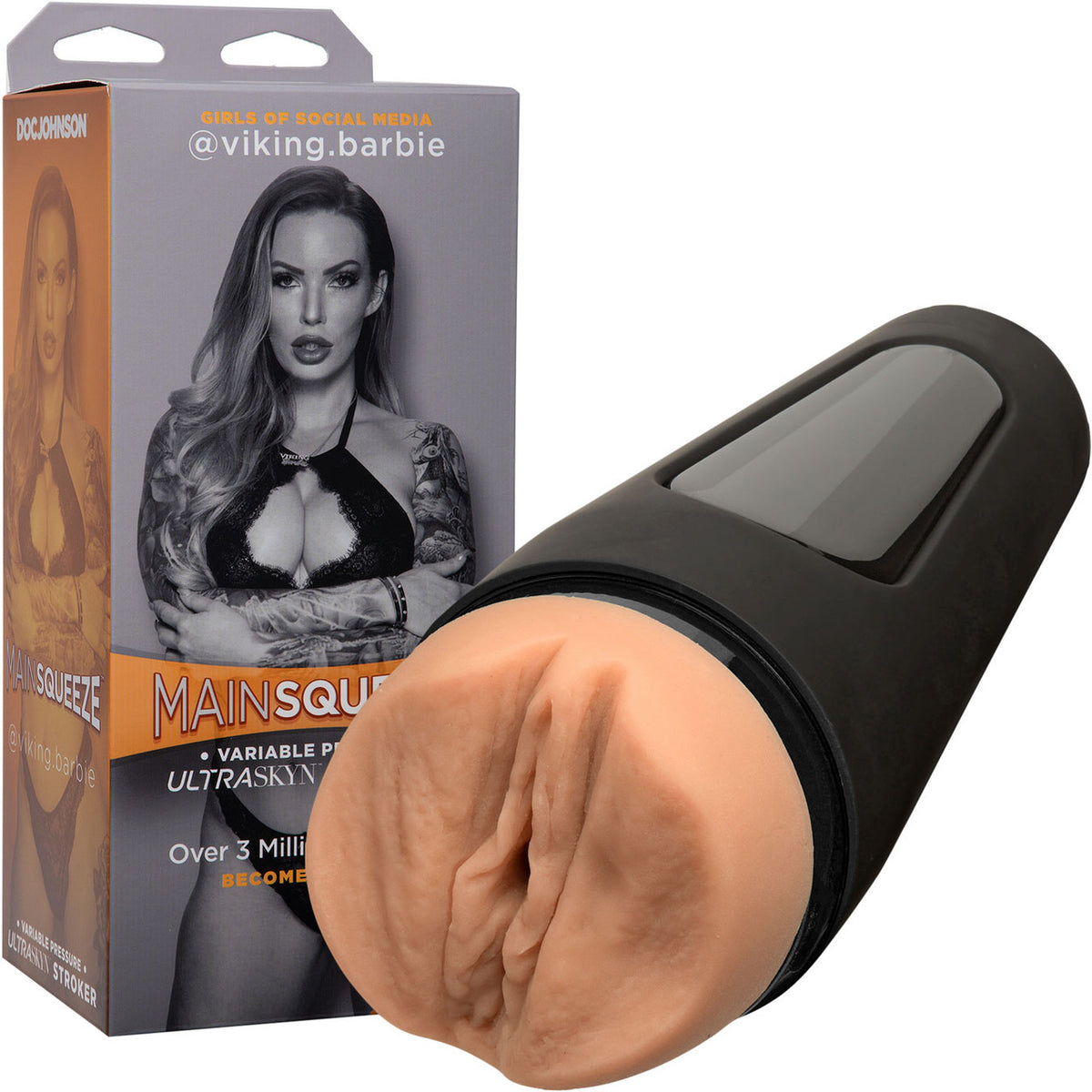 Main Squeeze Girls of Social Media Viking Barbie Penis Masturbator by Doc  Johnson