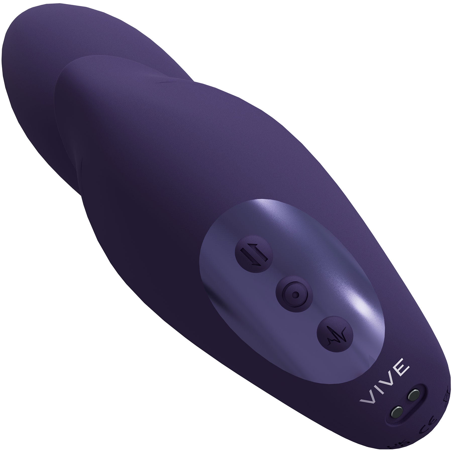 Vive Yuki Rechargeable Dual Motor Dual Stimulation Vibrator With Massaging Beads - Purple