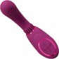 Vive GEN Rechargeable Silicone Triple Motor Dual Stimulation Vibrator With Pulse Wave - Pink