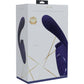 Vive GEN Rechargeable Silicone Triple Motor Dual Stimulation Vibrator With Pulse Wave - Purple