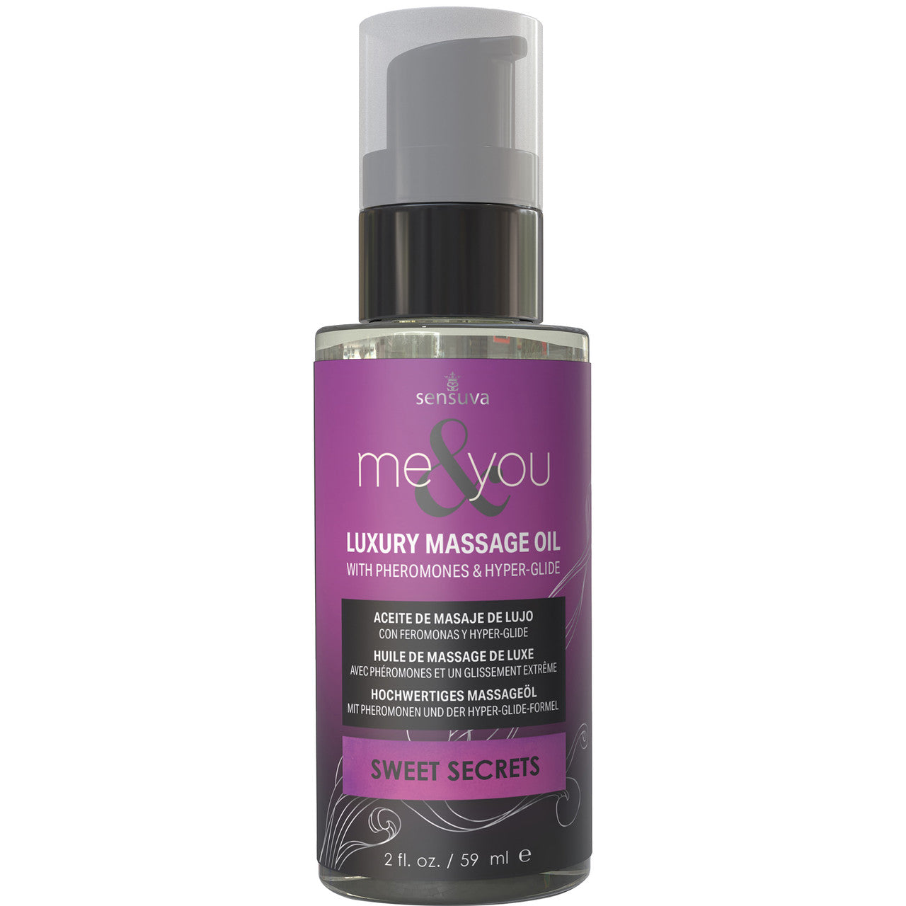 Me & You Luxury Massage Oil With Pheromones & Hyper-Glide By Sensuva 2 fl oz - Sweet Secrets