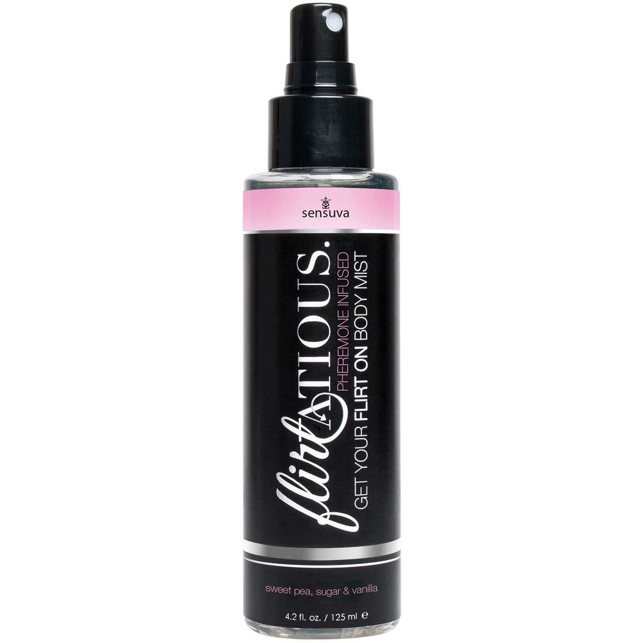 Flirtatious Pheromone-Infused Body Mist by Sensuva 4.2 fl oz - Vanilla, Sugar & Sweetpea