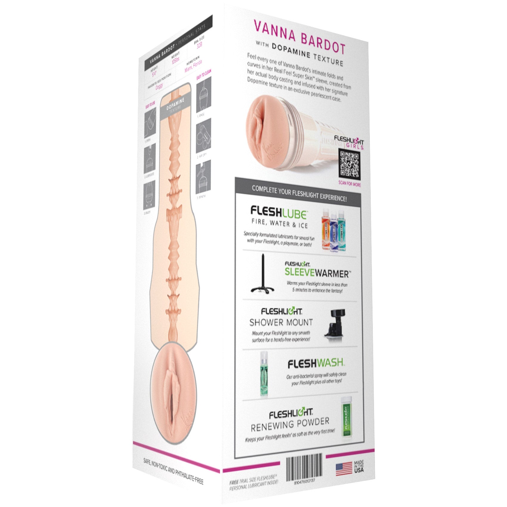 Fleshlight Girls Vanna Bardot - Dopamine Vagina Texture