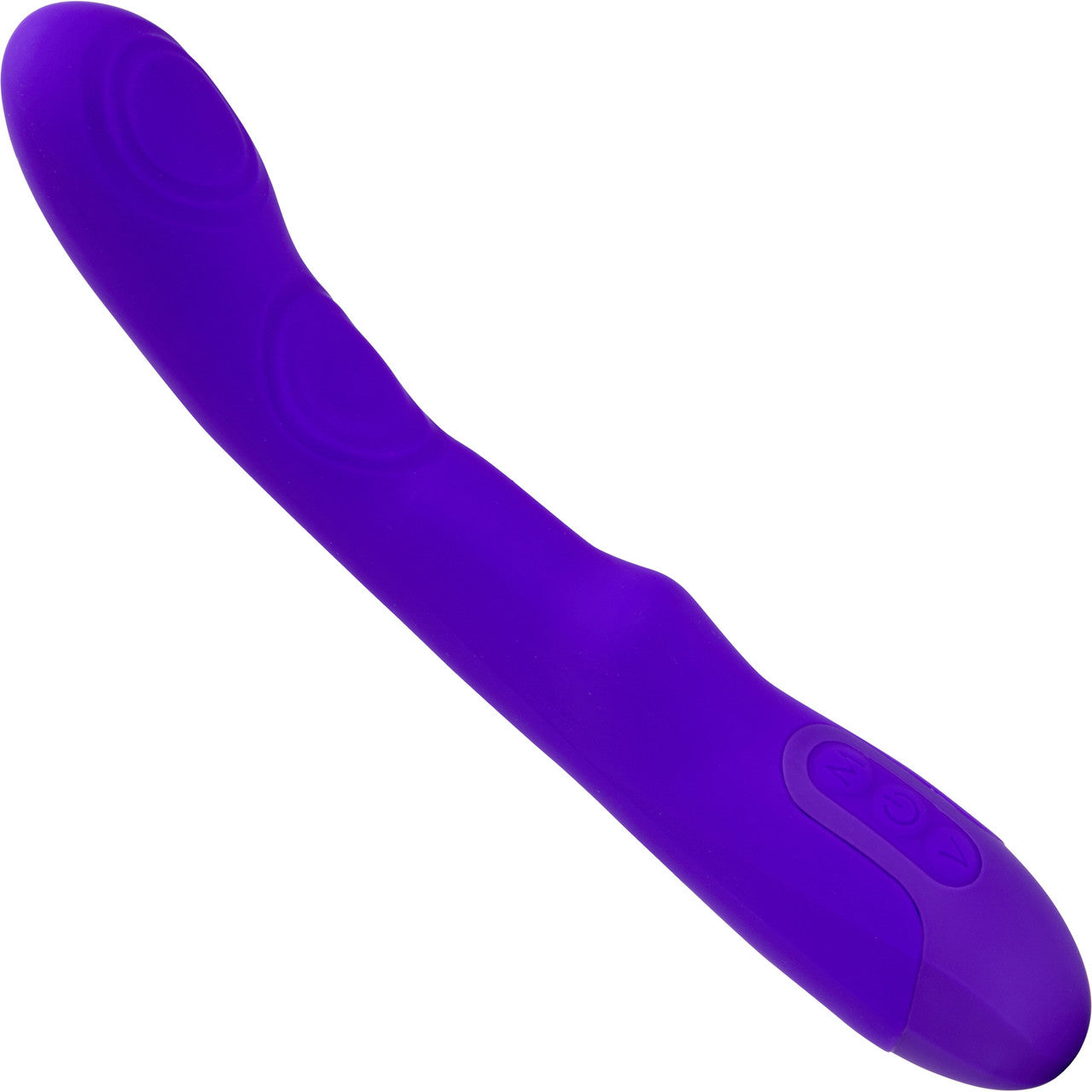 Vivi Tapping Vibe Rechargeable Silicone Double G-Spot Vibrator By Nu Sensuelle - Deep Purple