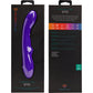 Vivi Tapping Vibe Rechargeable Silicone Double G-Spot Vibrator By Nu Sensuelle - Deep Purple