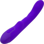 Vivi Tapping Vibe Rechargeable Silicone Double G-Spot Vibrator By Nu Sensuelle - Deep Purple