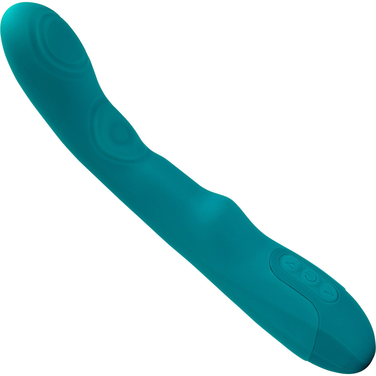 Vivi Tapping Vibe Rechargeable Silicone Double G-Spot Vibrator By Nu Sensuelle - Emerald Green