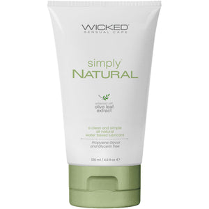 Wicked Simply® Natural Water-Based Gel Intimate Lubricant 4 fl oz