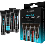 Wicked Sensual Anal Adventure Lube Kit With Four Formulas