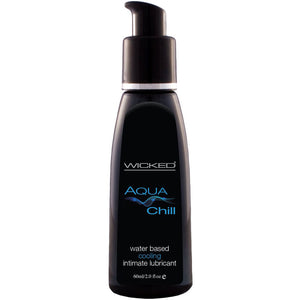 Wicked Aqua Chill Water Based Personal Lubricant 2 fl oz