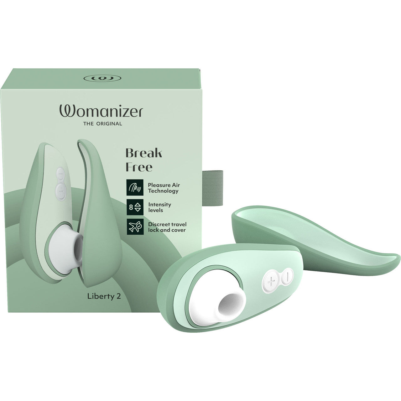 Womanizer Liberty 2 Pleasure Air Clitoral Stimulator - Sage