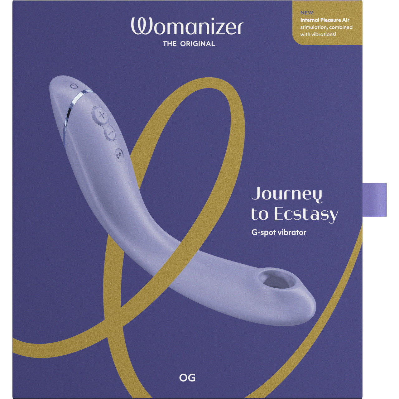 Womanizer OG Pleasure Air G-Spot Stimulator With Vibration - Lilac