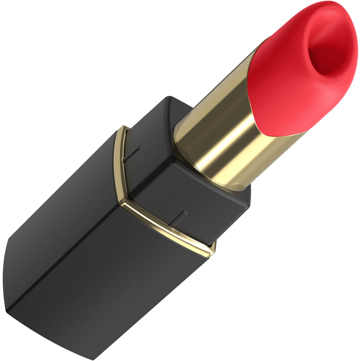 Womanizer Beauty Travel-Friendly Lipstick Pleasure Air Clitoral Stimulator - Black