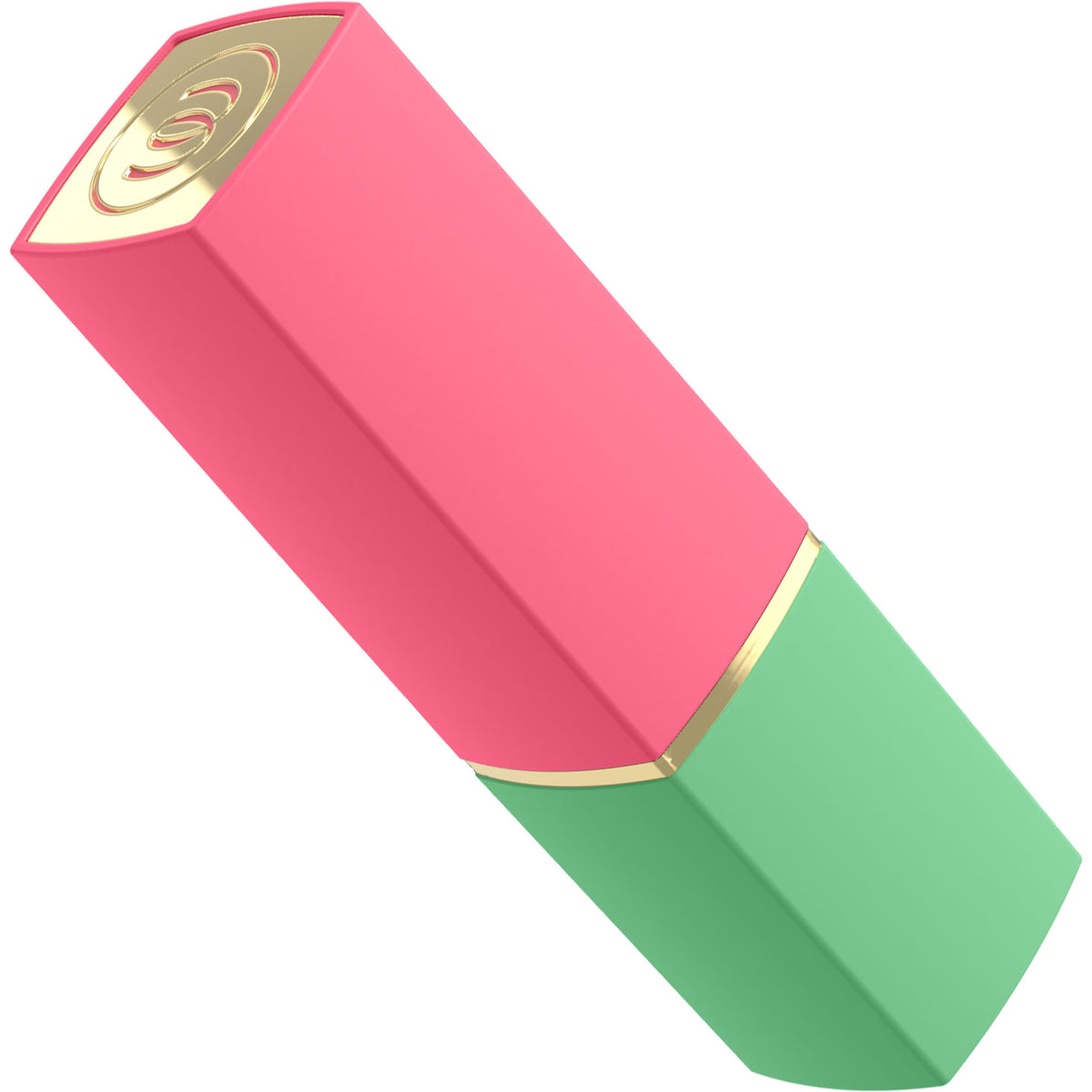 Womanizer Beauty Travel-Friendly Lipstick Pleasure Air Clitoral Stimulator - Green & Pink
