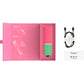 Womanizer Beauty Travel-Friendly Lipstick Pleasure Air Clitoral Stimulator - Green & Pink