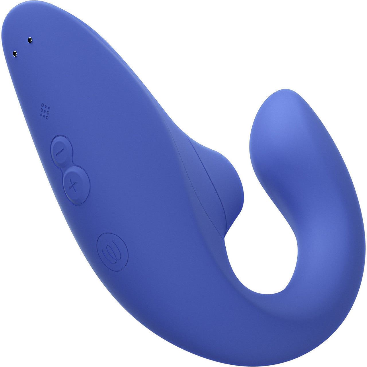 Womanizer Blend Dual Stimulation Vibrator Featuring Pleasure Air Technology - Vibrant Blue