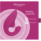 Womanizer Blend Dual Stimulation Vibrator Featuring Pleasure Air Technology - Vibrant Pink