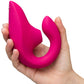 Womanizer Blend Dual Stimulation Vibrator Featuring Pleasure Air Technology - Vibrant Pink