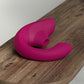 Womanizer Blend Dual Stimulation Vibrator Featuring Pleasure Air Technology - Vibrant Pink