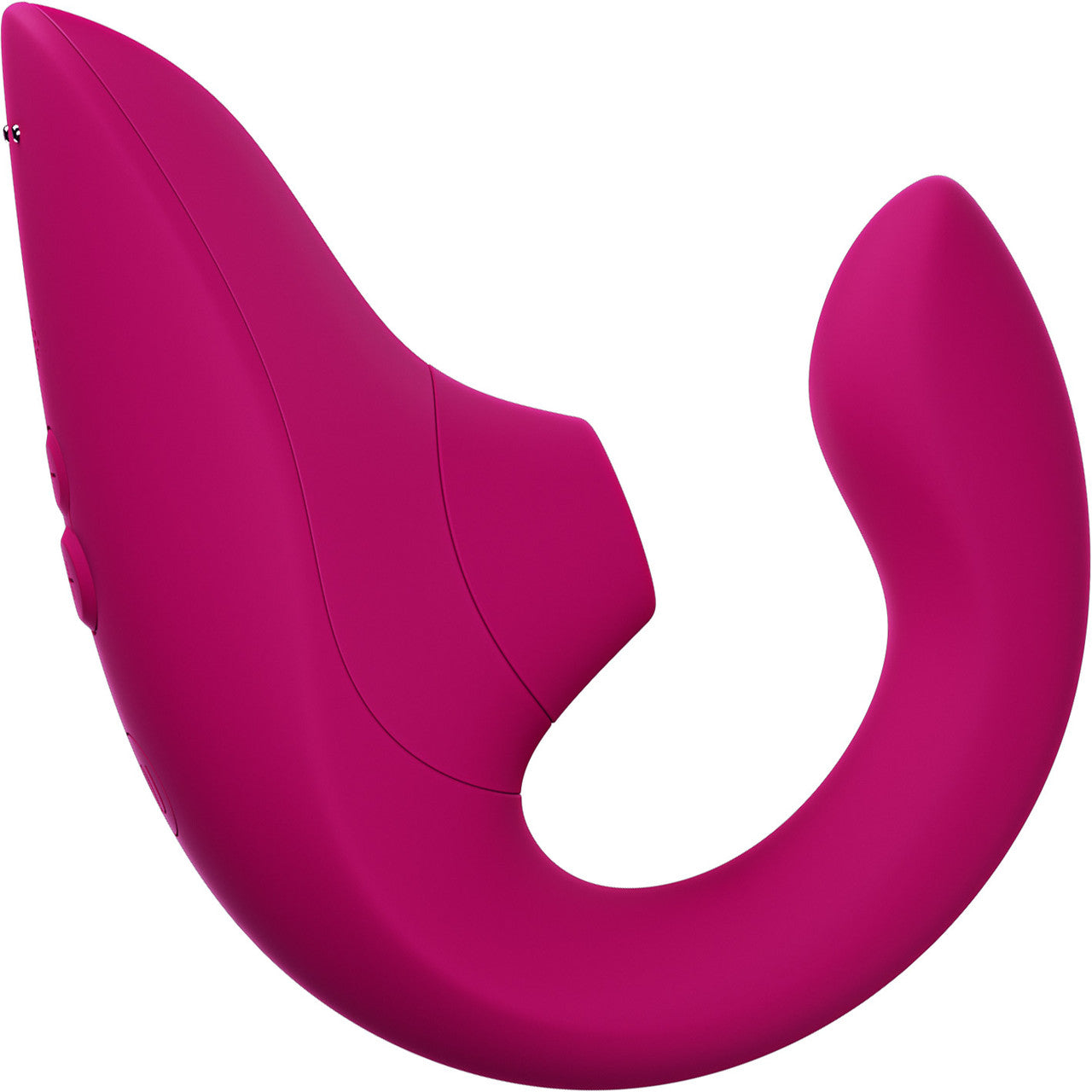 Womanizer Blend Dual Stimulation Vibrator Featuring Pleasure Air Technology - Vibrant Pink