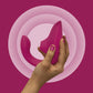 Womanizer Blend Dual Stimulation Vibrator Featuring Pleasure Air Technology - Vibrant Pink