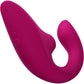 Womanizer Blend Dual Stimulation Vibrator Featuring Pleasure Air Technology - Vibrant Pink