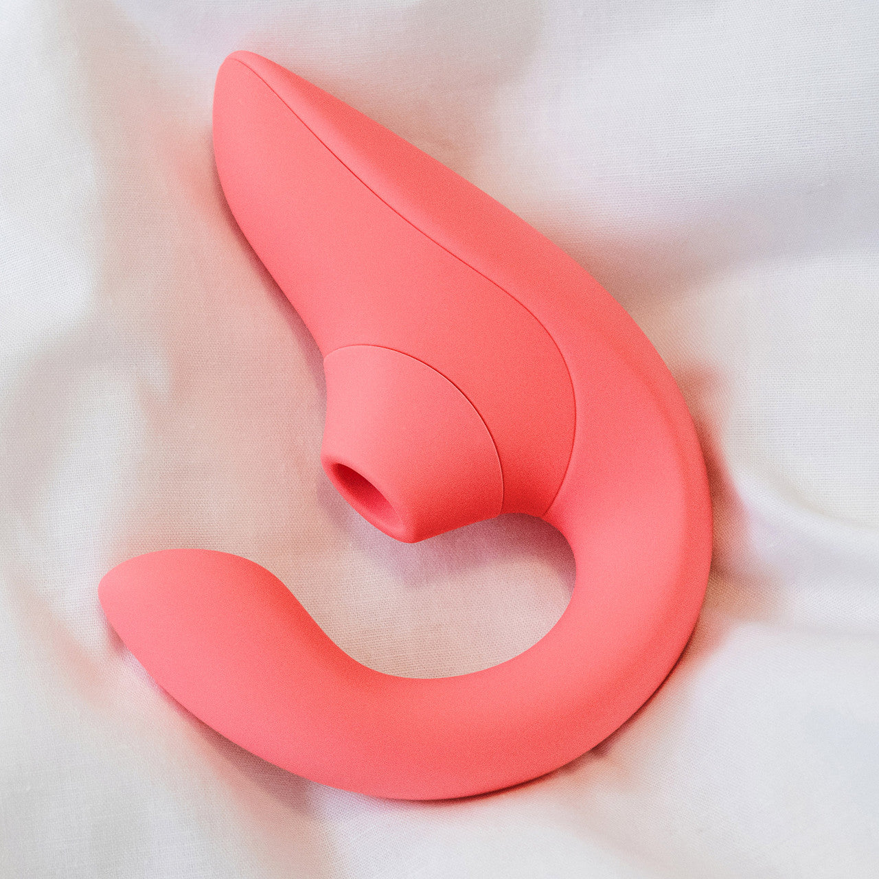 Womanizer Blend Dual Stimulation Vibrator Featuring Pleasure Air Technology - Vibrant Rose