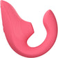 Womanizer Blend Dual Stimulation Vibrator Featuring Pleasure Air Technology - Vibrant Rose