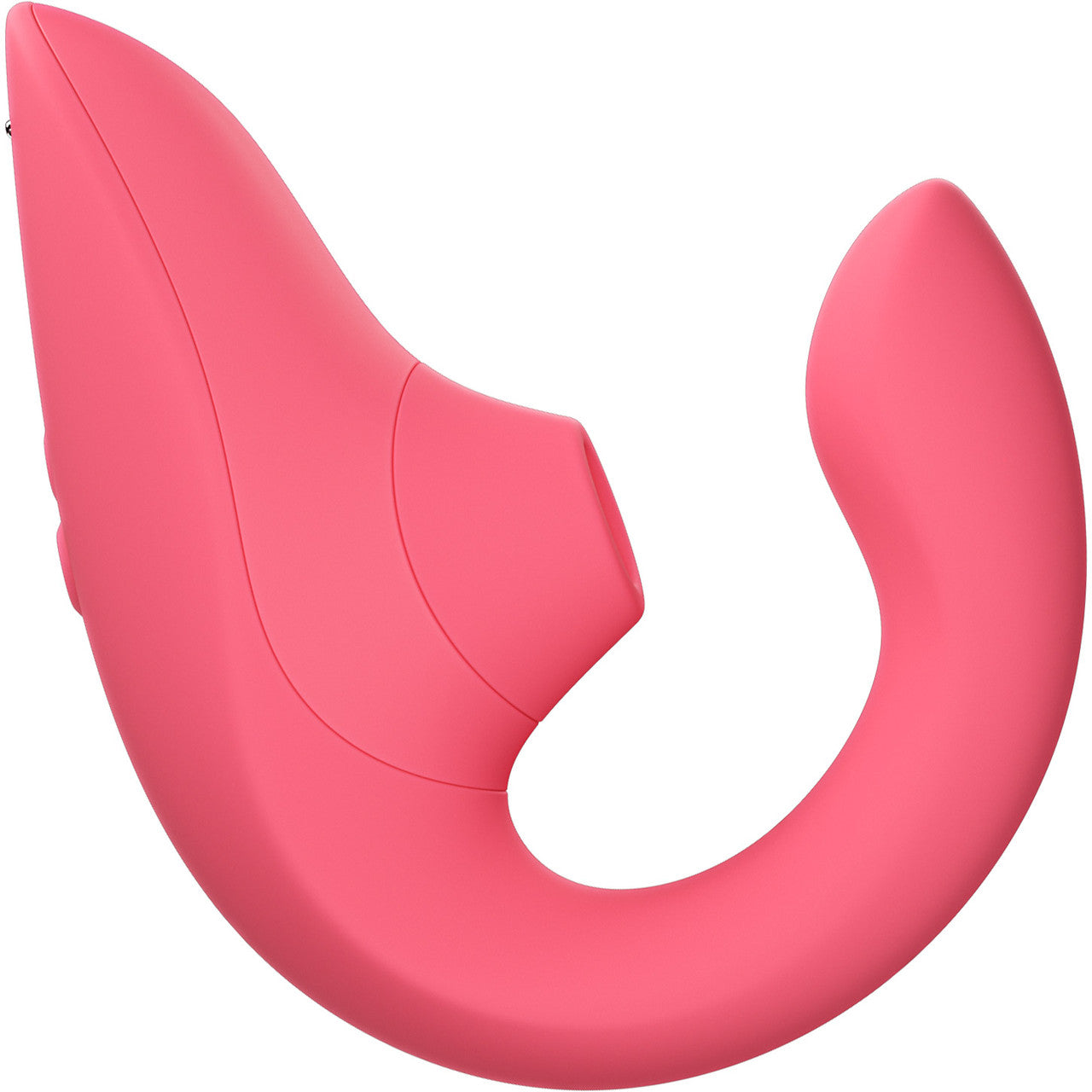 Womanizer Blend Dual Stimulation Vibrator Featuring Pleasure Air Technology - Vibrant Rose