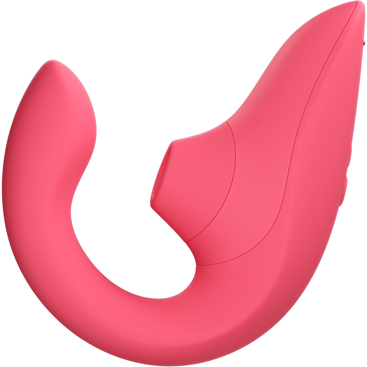 Womanizer Blend Dual Stimulation Vibrator Featuring Pleasure Air Technology - Vibrant Rose