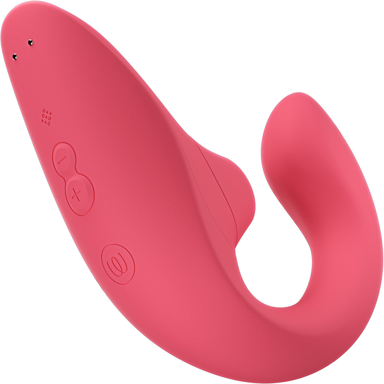 Womanizer Blend Dual Stimulation Vibrator Featuring Pleasure Air Technology - Vibrant Rose