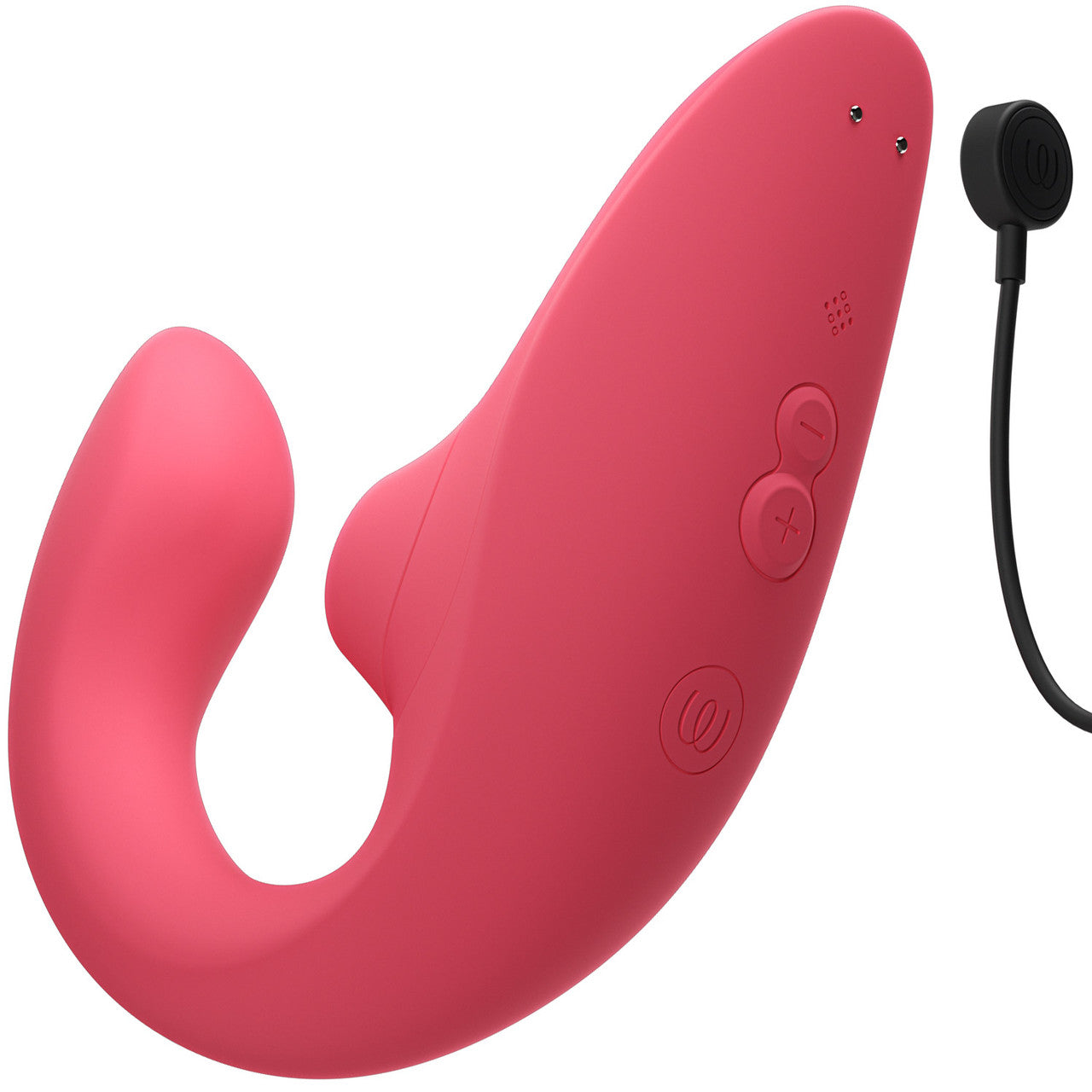 Womanizer Blend Dual Stimulation Vibrator Featuring Pleasure Air Technology - Vibrant Rose