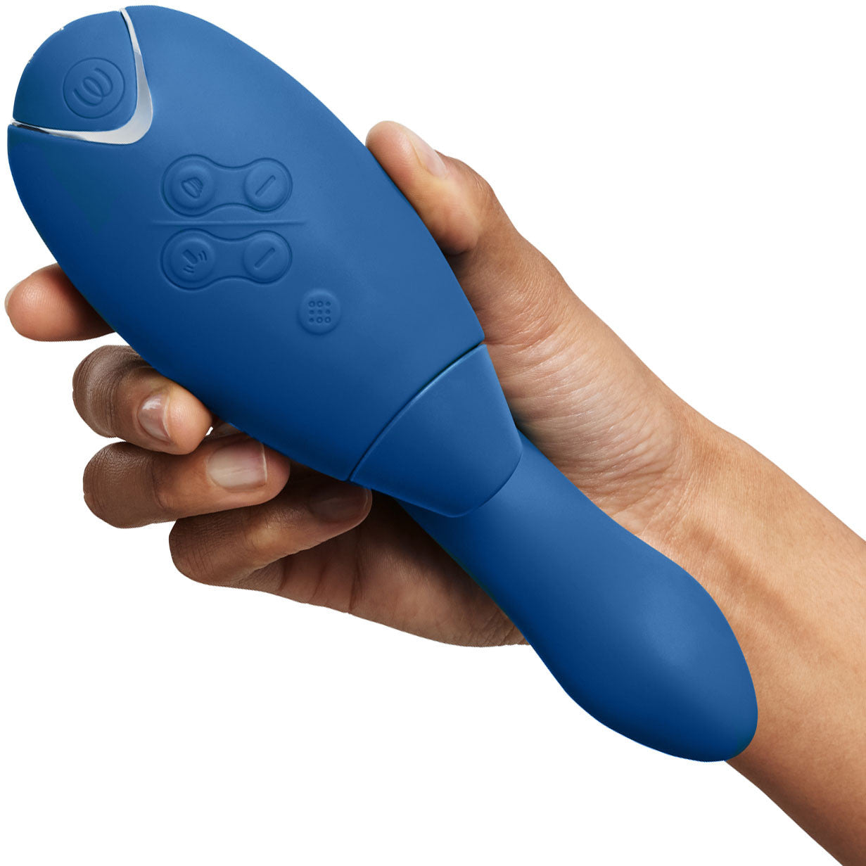 Womanizer DUO 2 Silicone Pleasure Air Clitoral & G-Spot Stimulator - Blueberry