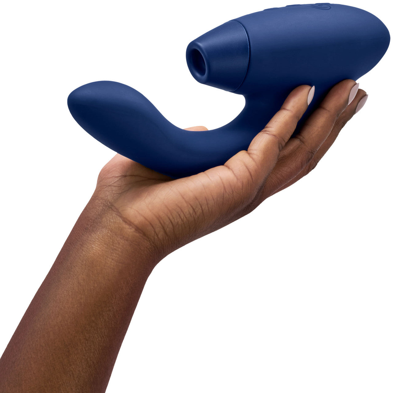 Womanizer DUO 2 Silicone Pleasure Air Clitoral & G-Spot Stimulator - Blueberry