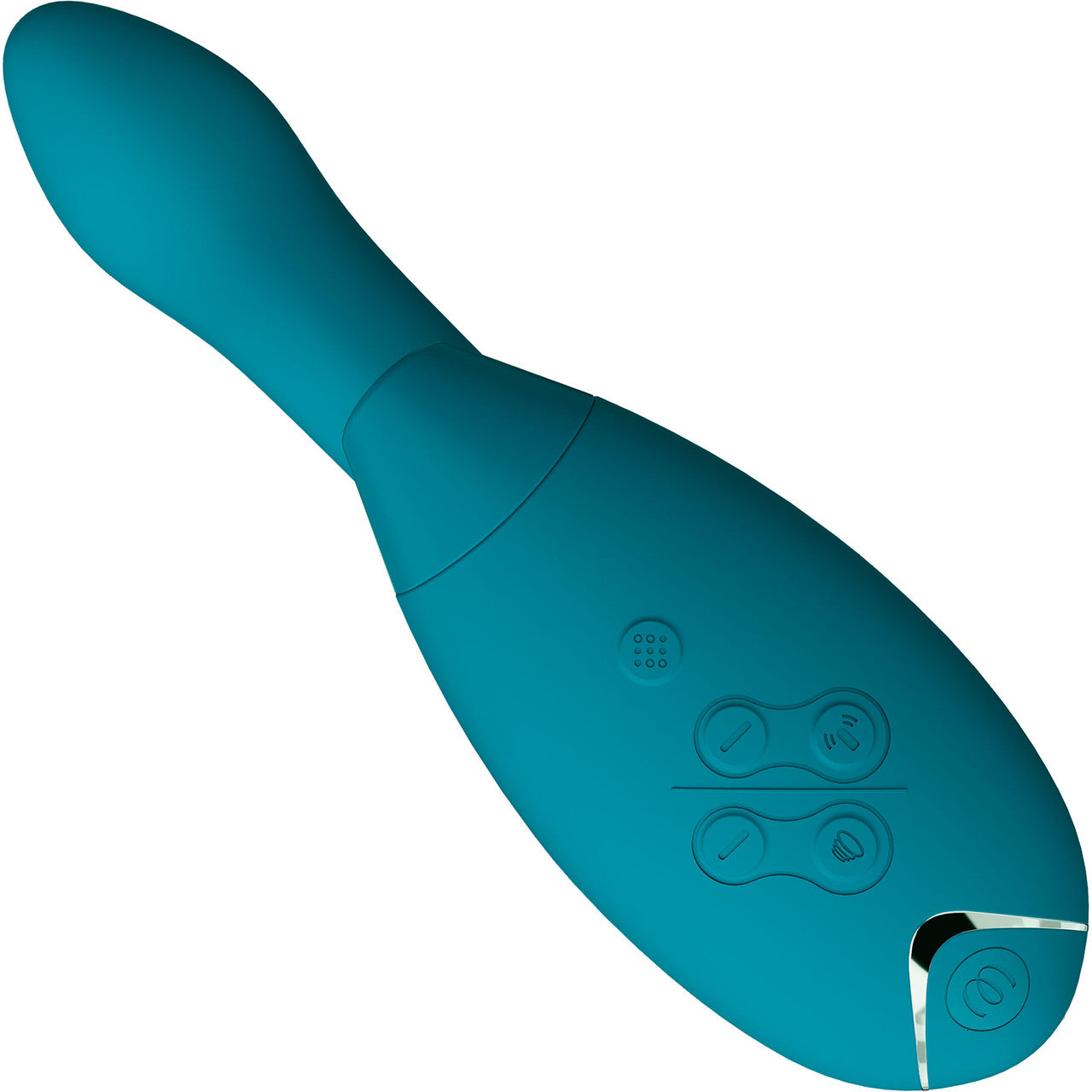 Womanizer DUO 2 Silicone Pleasure Air Clitoral & G-Spot Stimulator - Petrol