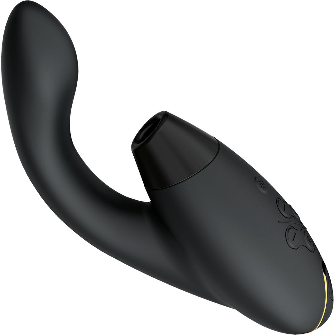 Womanizer DUO 2 Silicone Pleasure Air Clitoral & G-Spot Stimulator - Black