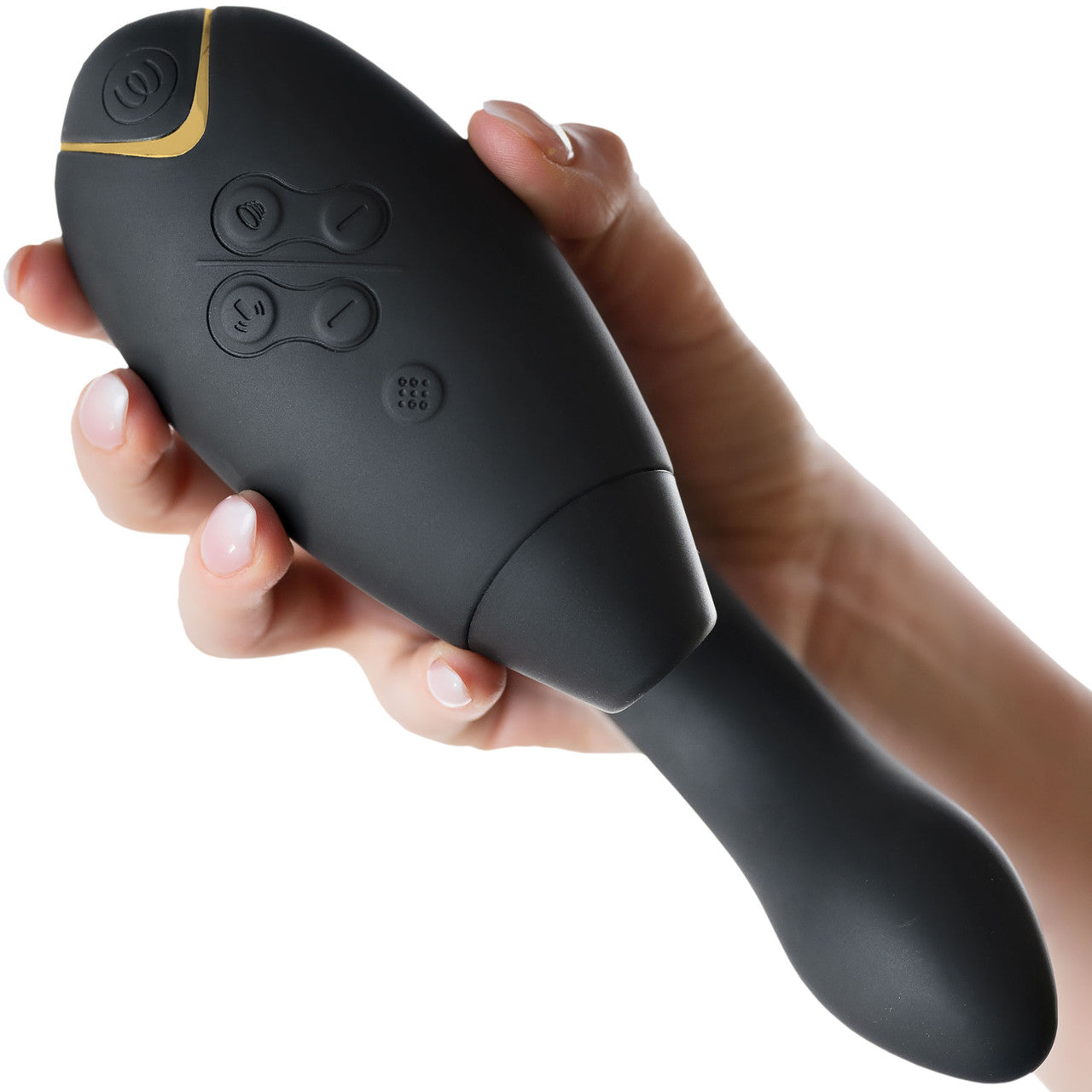 Womanizer DUO 2 Silicone Pleasure Air Clitoral & G-Spot Stimulator - Black