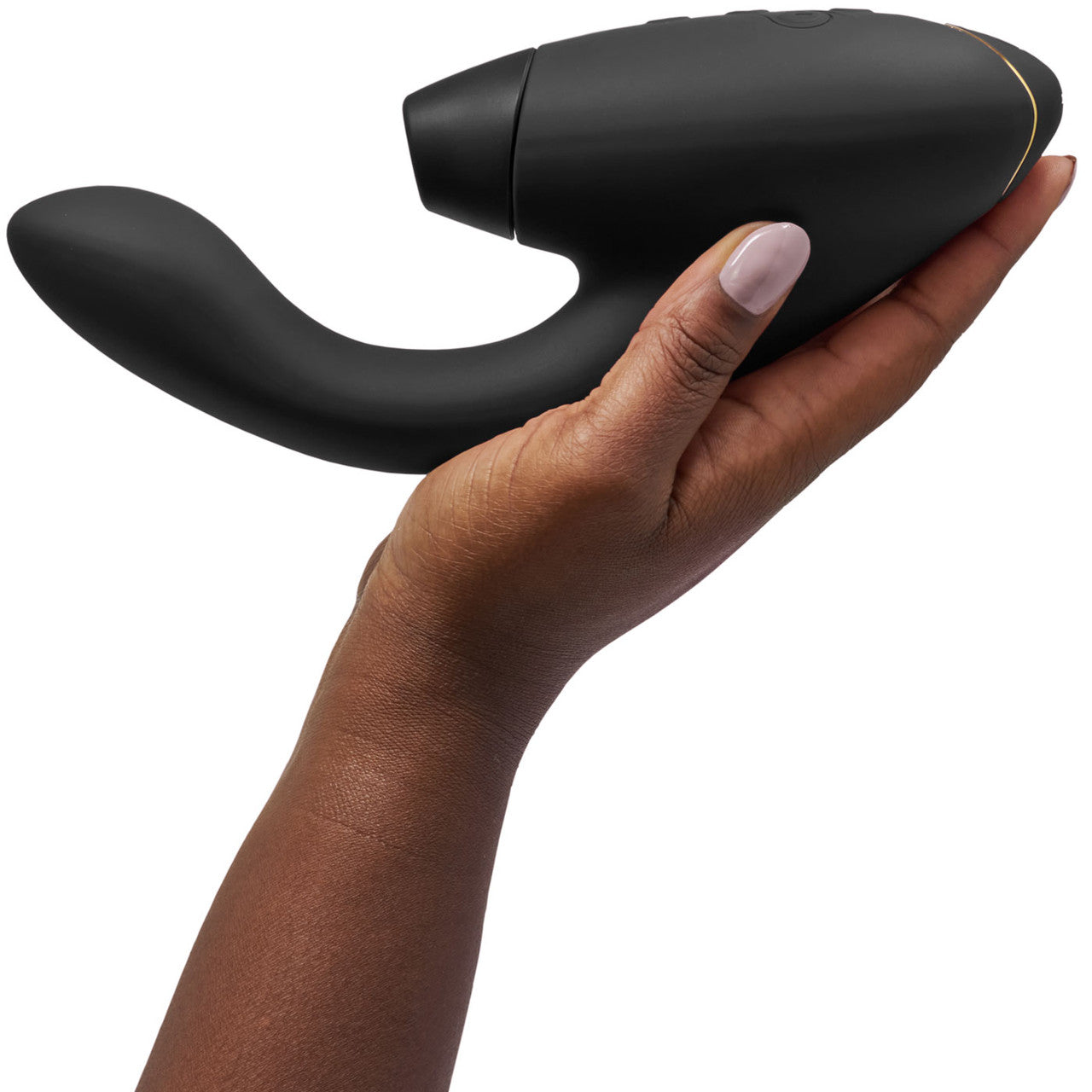 Womanizer DUO 2 Silicone Pleasure Air Clitoral & G-Spot Stimulator - Black