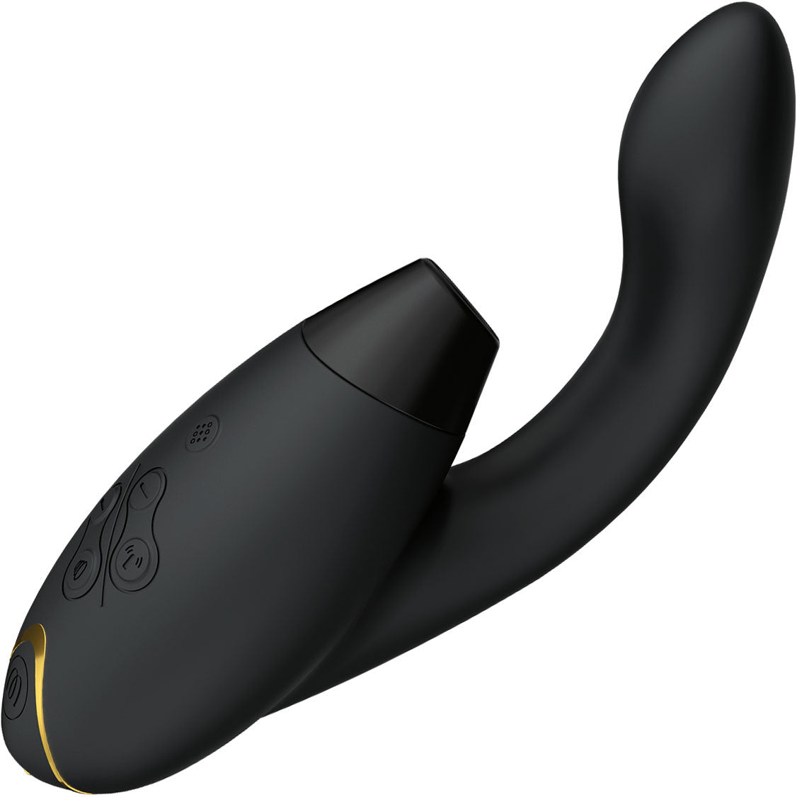 Womanizer DUO 2 Silicone Pleasure Air Clitoral & G-Spot Stimulator - Black