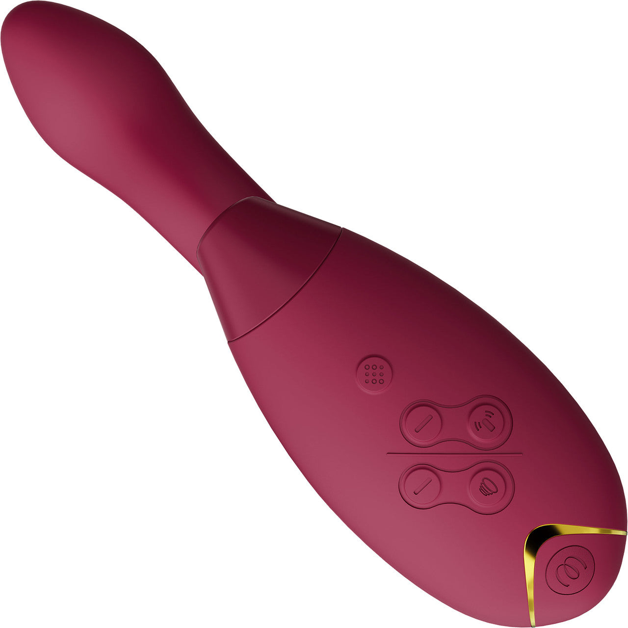 Womanizer DUO 2 Silicone Pleasure Air Clitoral & G-Spot Stimulator - Bordeaux