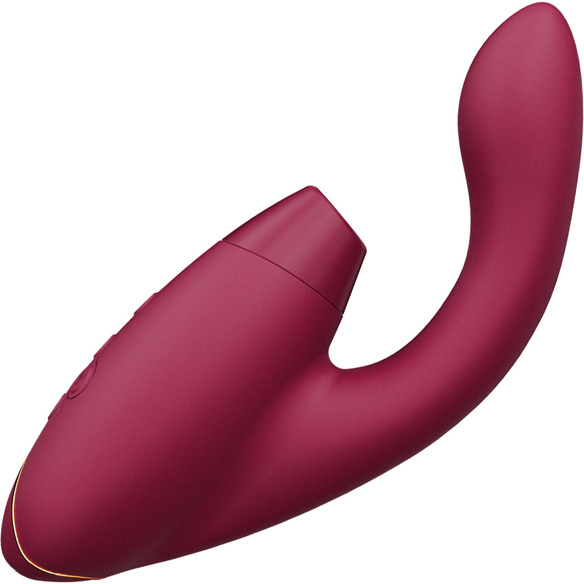 Womanizer DUO 2 Silicone Pleasure Air Clitoral & G-Spot Stimulator - Bordeaux