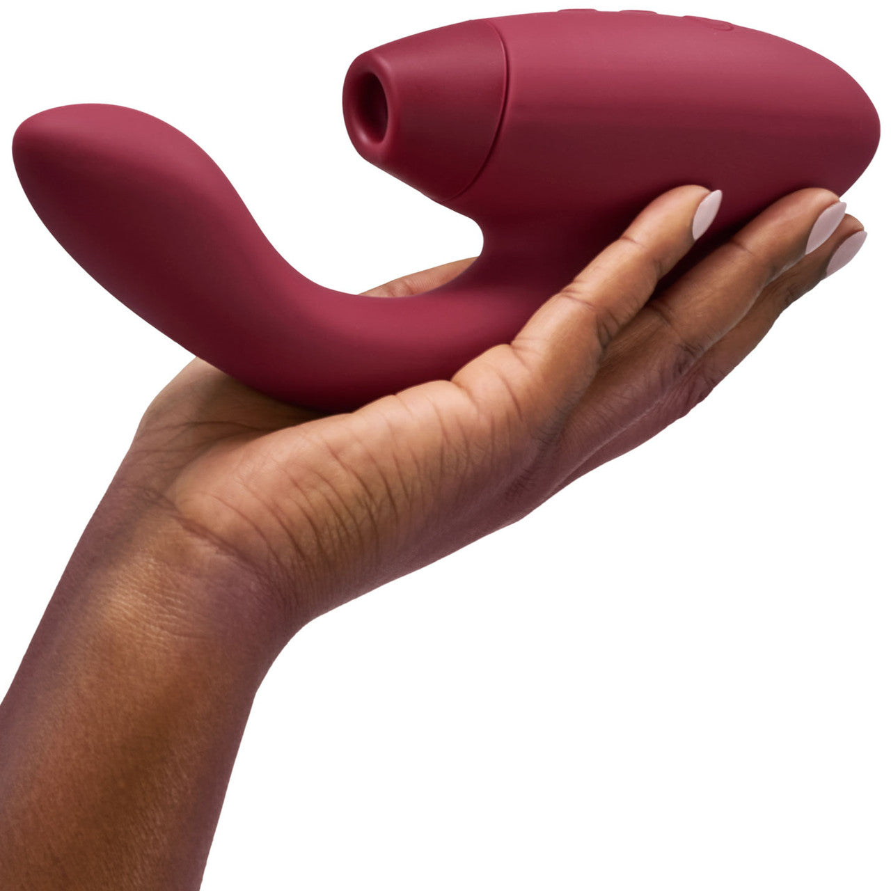 Womanizer DUO 2 Silicone Pleasure Air Clitoral & G-Spot Stimulator - Bordeaux