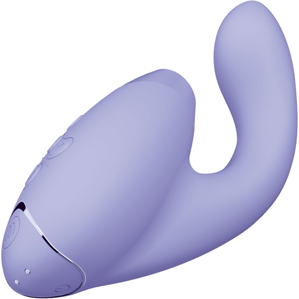 Womanizer DUO 2 Silicone Pleasure Air Clitoral & G-Spot Stimulator - Lilac