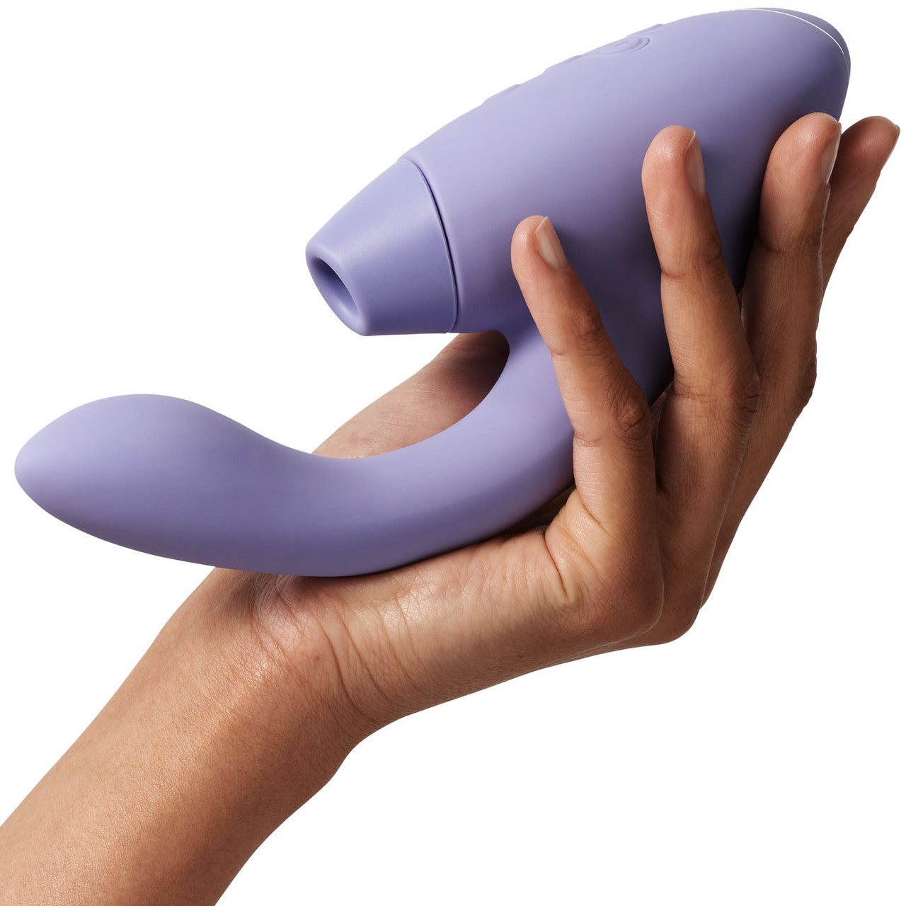 Womanizer DUO 2 Silicone Pleasure Air Clitoral & G-Spot Stimulator - Lilac